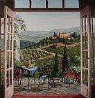 Balcony View Of The Villa by Barbara Felisky